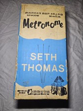 Vintage Seth Thomas Solid Wood Pyramid Metronome de Maelzel