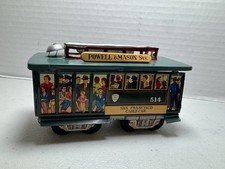 Vtg FE Walts San Francisco TIN Friction Cable Car 514 Japan Powell  Mason Sts