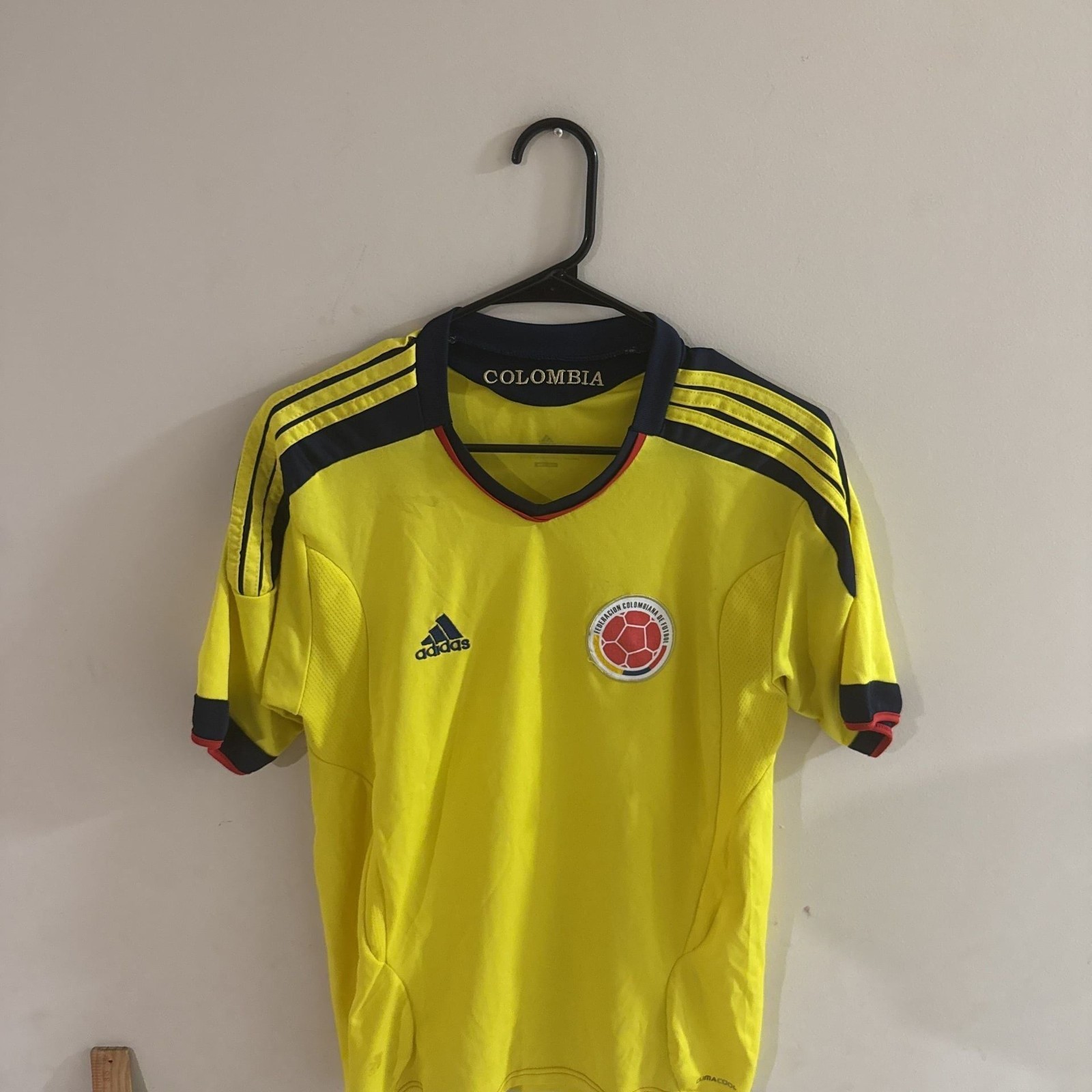Adidas Colombia National Team Soccer Jersey Yellow Men's size S