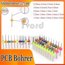 0,1mm - 3mm Micro PCB Hartmetallbohrer Bohrer Für CNC Gravur Fräse Drehwerkzeuge