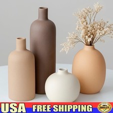 Ceramic Vases Set Modern Minimalist Decorative Home Accessories Flowers New