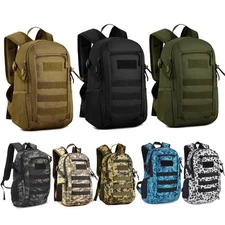12L Men Women Military Tactical Backpack Molle Rucksack Assault Pack Travel Bag