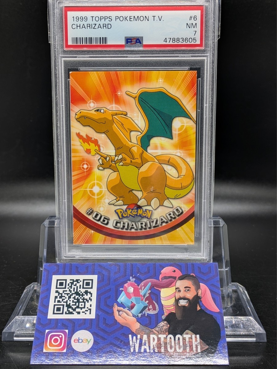1999 Topps Pokemon TV Charizard #6 PSA 7 | eBay