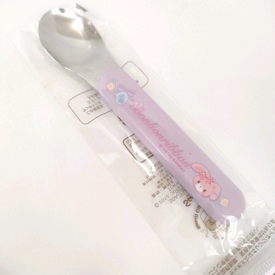 Sanrio Bonbon Ribbon Silver Spoon 2013 Kids Child Plastic Skater Japan Rare
