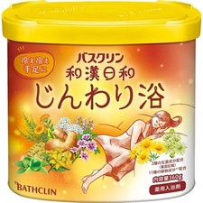 Earth Bathclin Wakanbiyori Jinwariyoku 360g Japanese Citrus Ginger Scent