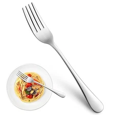 Dinner Forks,Set of 16 Top Food Grade Stainless Steel Silverware Forks,Table ...