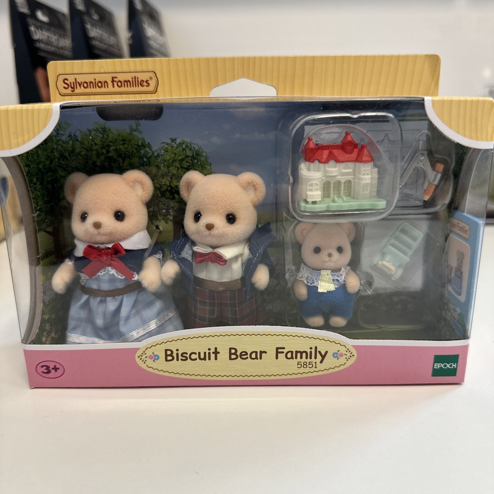 Sylvanian Families Biscuit Bear Family 5851 ❤️🎁🎄💕