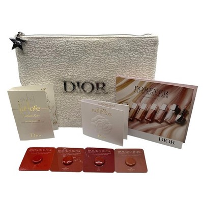 Dior 5 Piece Gift Set J'adore EDP, Prestige, Forever & Rouge Lip with Makeup Bag