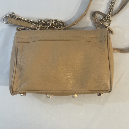 Rebecca Minkoff Mini MAC Bag 'Biscuit' Beige w/Gold Hardware Crossbody Clutch - Picture 4 of 9
