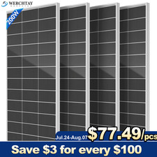 200W 400W 800W 18BB N-Type Solar Panel Battery Charging Boat Home Off-Grid RV PV