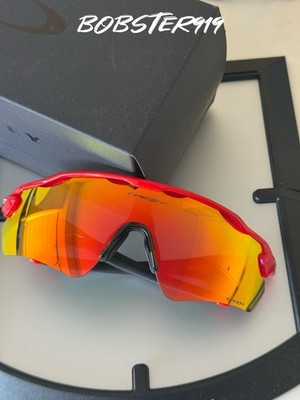 Oakley Radar EV Path OO9208 Red Frame PRIZM Orange Lens Sunglasses
