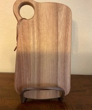 Acacia Wood Cutting Board with Handle - 11 x 6.5 in, Wooden Chopping Board