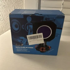 Microphone Isolation Shield, with Pop Filter, Reduce Noise & Reflection Outdoor