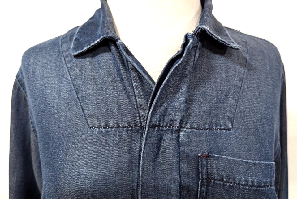 Mono de mezclilla azul TENCEL ACTUAL/ELLIOT para mujer talla 1 $348 ¡EXCELENTE ESTADO! * Foto 3 de 4