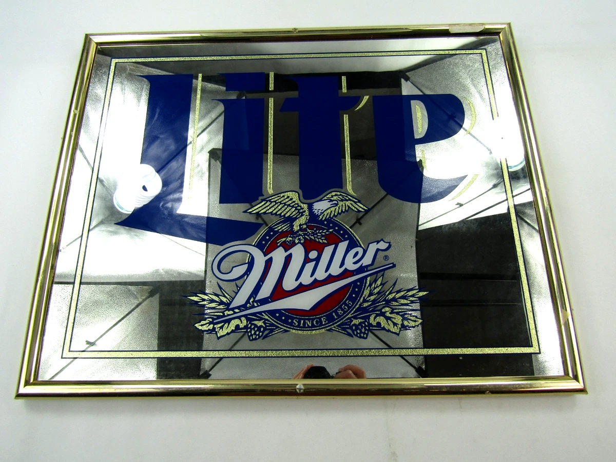 Miller Lite Mirror In Collectible Breweriana Mirrors for sale | eBay