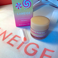LANEIGE Lip Sleeping Mask Swirl Balm, Pink Vanilla (Vanilla) 0.70 oz