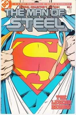 US DC COMICS: Man of Steel lot (John Byrne, 6 comics)  (1986)