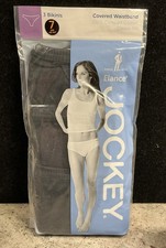 New Jockey Womens Size 7 Elance 3pk. Bikinis Cotton Classic Fit Panties-black