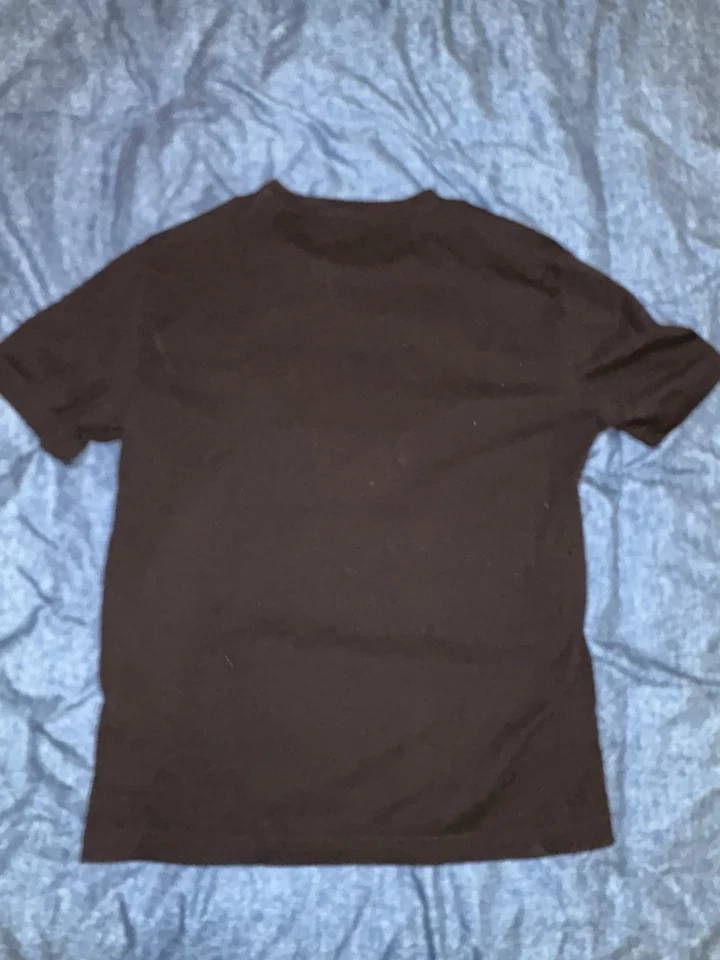 Emporio Armani EA7 Men's Short Sleeve Black T Shirt Logo Size S Slim Fit Cotton - Image 4 of 4