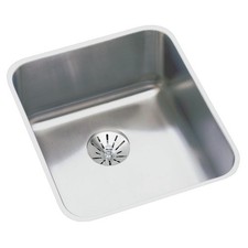 Elkay ELUH1316PD 16" x 18.5" Stainless Steel Single Bowl Undermount Sink