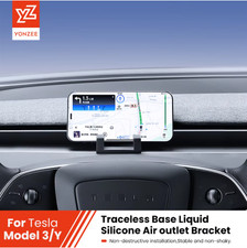 YZ Tesla Model 3 Y Highland Juniper Air Vent Phone Holder Silicone Car Mount Sta