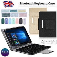 For HONOR Pad X8a LTE 11" 2025 Wireless Bluetooth Keyboard PU Leather Case Mouse