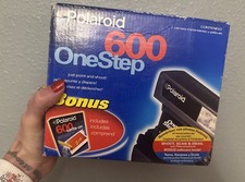 Polaroid OneStep 600 Bonus - Tested  Working Boxed And Manual