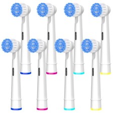 Pro Sensitive Gum Care Replacement Brush Heads Compatible with Oral-B Electri...