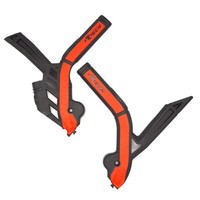 Rtech Grip RahmenschüTzer Passt An Beta RR Ab20 Schwarz/Rot Factory Edition
