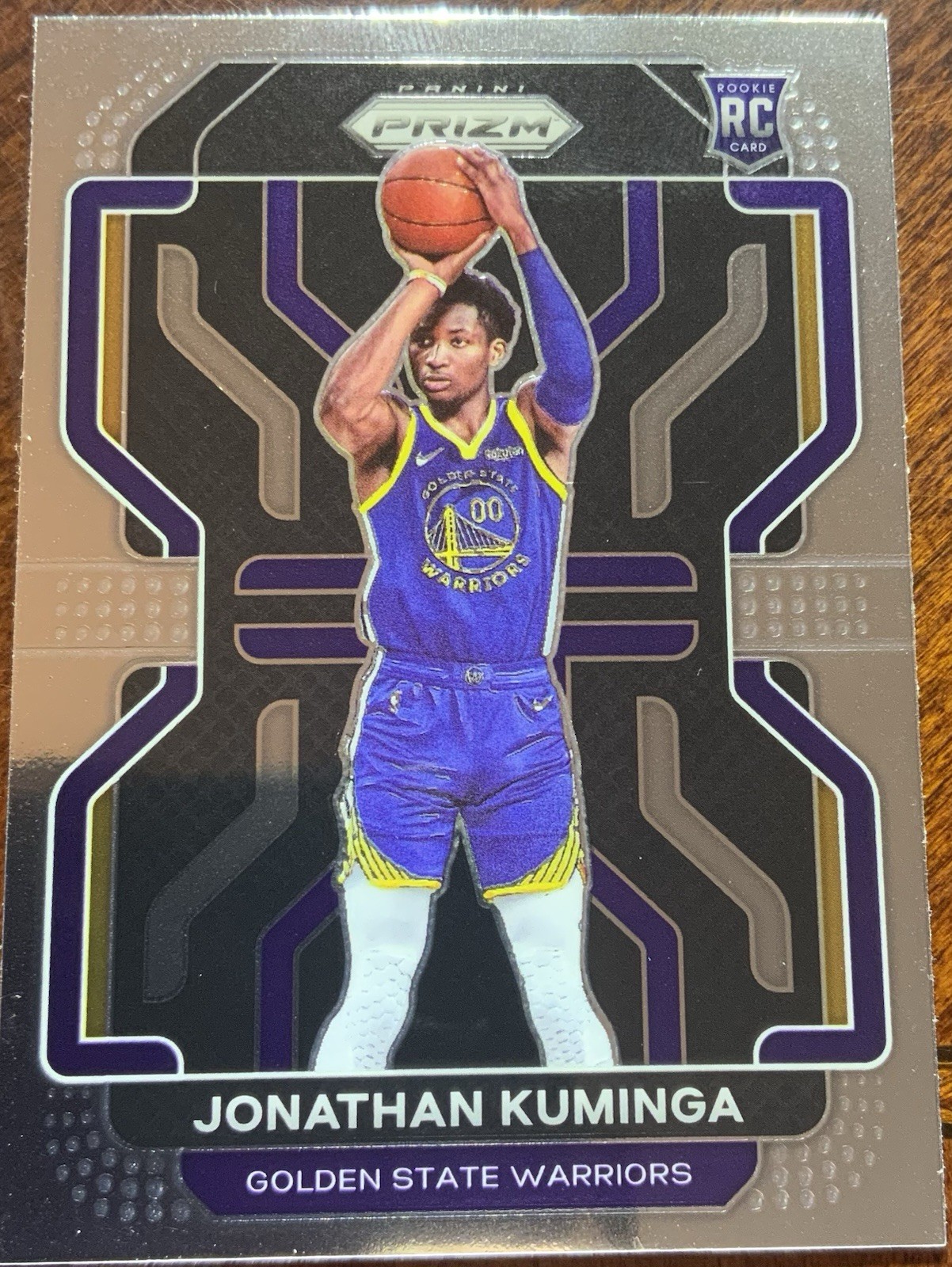 2021-22 Panini Prizm - Jonathan Kuminga #307 Silver Prizm (RC)