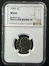 1949 5C Jefferson Nickel NGC MS65 8699828-023