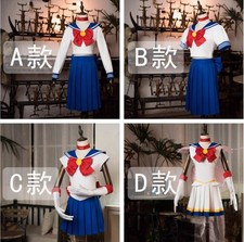 Anime Sailor Moon Tsukino Usagi Halloween Cosplay Uniform Dress Outfit Costume
