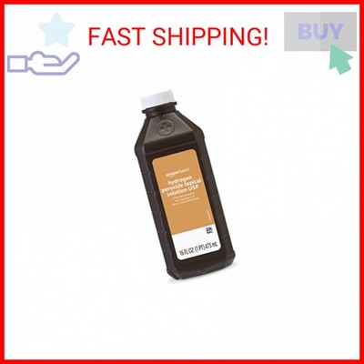 Amazon Basics Hydrogen Peroxide Topical Solution USP, First Aid Antiseptic for C