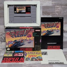 F Zero (Super Nintendo SNES) Complete in Box CIB - Tested - Authentic