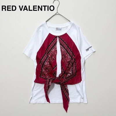 Women's Wear Valentino RED VALENTINO Patterned Docking Short Sleeve  Different M