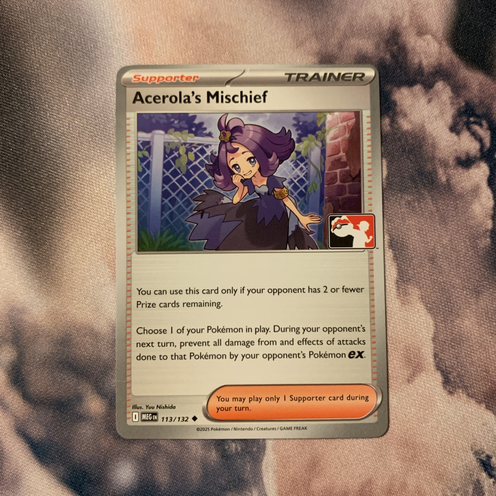 Acerola’s Mischief 113/132 NM - Prize Pack Series 9 - Play! Pokemon Stamped