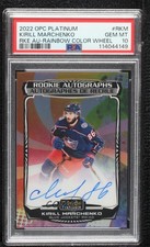 2022 O-Pee-Chee Platinum Rainbow Color Wheel Kirill Marchenko PSA 10 Auto 0b6z