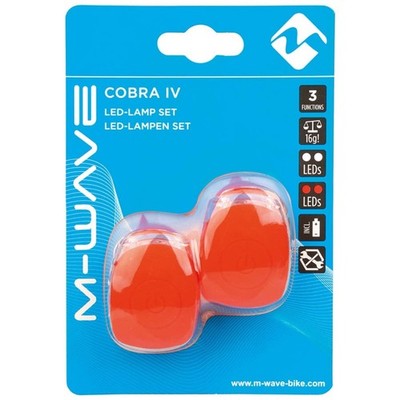M-Wave Cobra IV Light Set - Red 220633