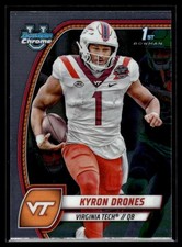 2024 Bowman University Chrome NCAA Football Base Singles (Pick Your Cards)