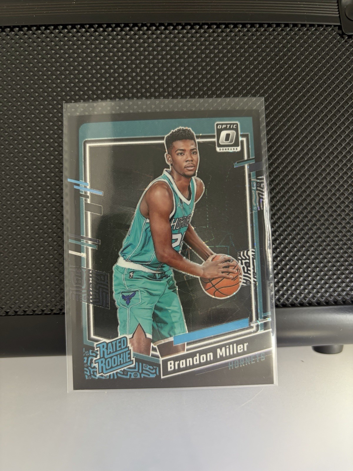 Brandon Miller 2023 Donruss Optic Black Velocity Rookie RC /39 SSP Hornets