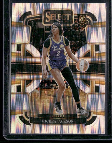 2024 Panini Select WNBA #58 Rickea Jackson Prizms Silver Flash