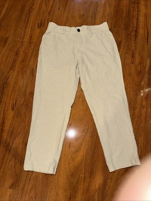 I Love Ugly ILU Slim Kobe Pants Mens large Linen Blend Japanese 32x25