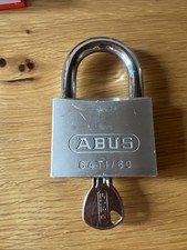 ABUS Titalium Vorhangschloss 64TI/60 Bügelschloss Vorhangschloss NEUWERTIG