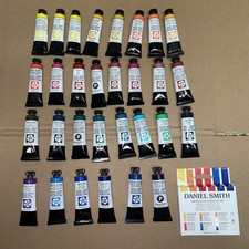 Lot Of 35 Daniel Smith EXTRA FINE Watercolor Paint 15ml  5ml Tubes BRAND NEW