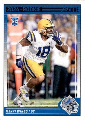 Panini 2024 Score Rookie Mekhi Wingo #372 (6333)