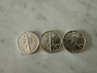 (3) 1943 P 50C BU Walking Liberty Half Dollars