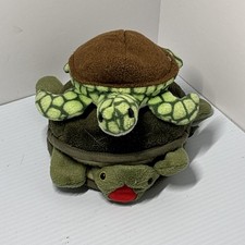 Turtle Plush Lot Folkmanis Hand Puppet Green 8" Wildlife Artists Sea Bundle