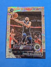 2019-20 Jordan McLaughlin RC Panini HOOPS Premium Stock #255 SILVER LAZER Prizm 