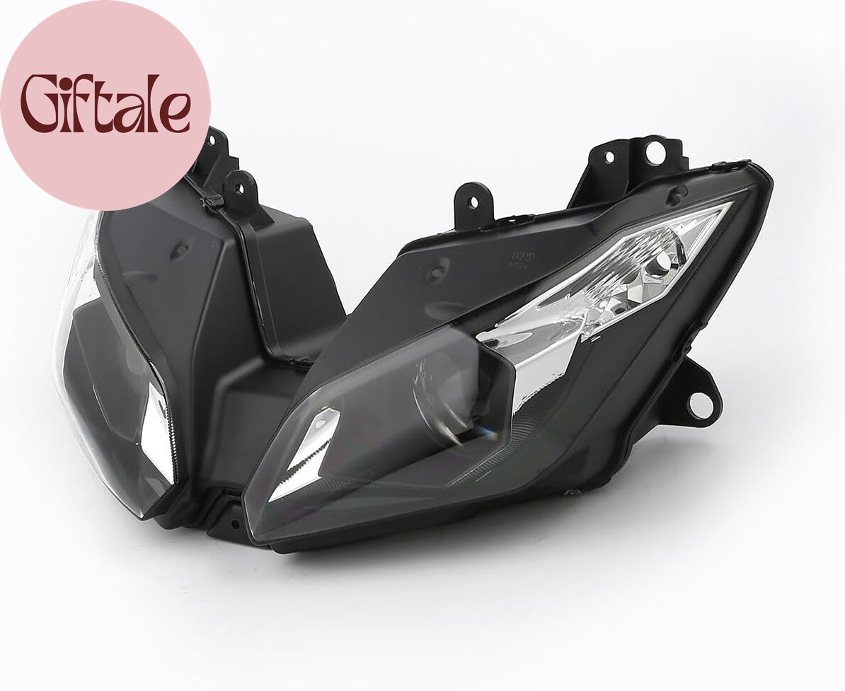 Black Front Headlight Lamp Assembly Fit for Kawasaki Ninja ZX6R
