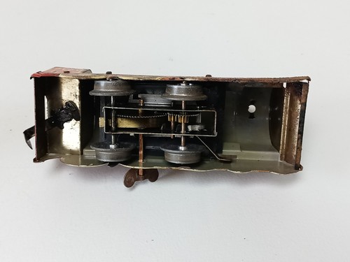 Vintage Brimtoy Uhrwerk Weißblech Royal Scot Dampflok 7171 Spur O verpackt  - Bild 23 von 24